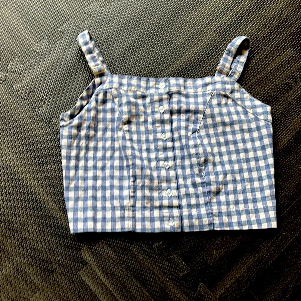 John Galt, Plaid, Checkered, Crop Top